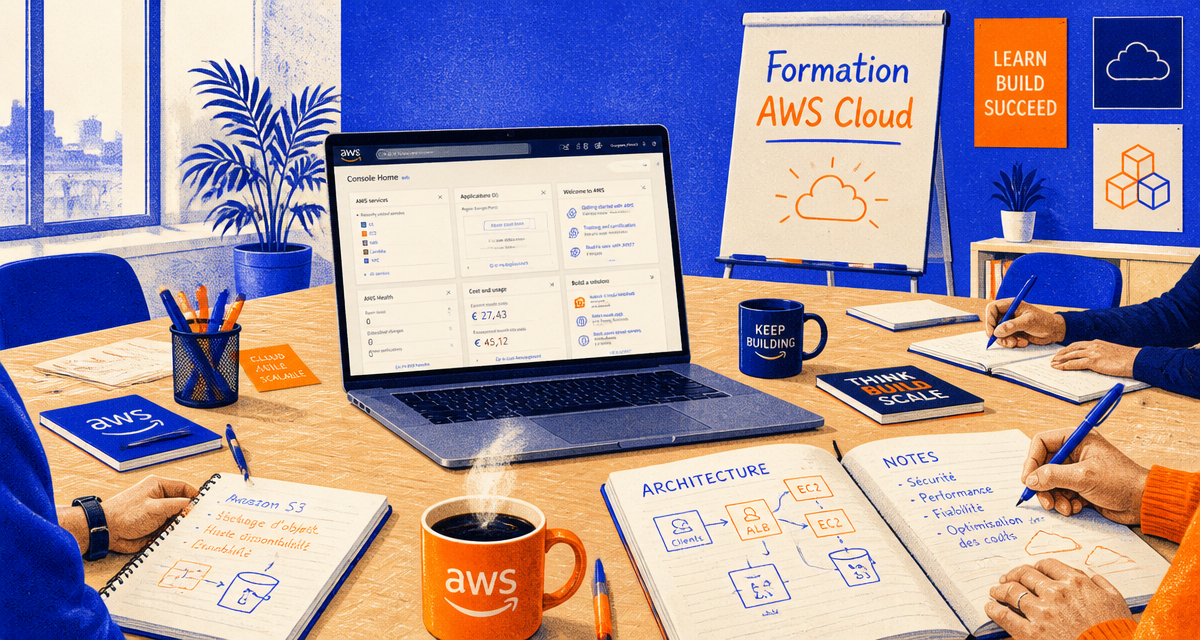 formation aws cloud salle de formation