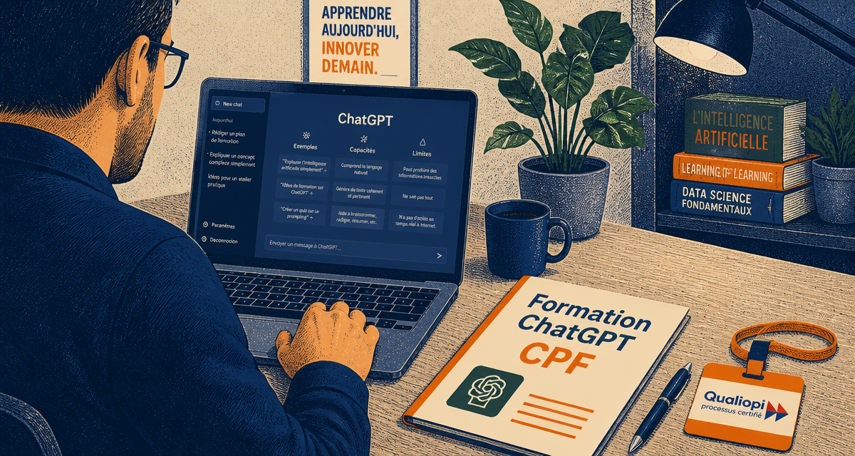 formation chatgpt cpf dossier qualiopi ordinateur