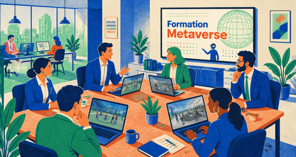 formation metaverse avatars réunion entreprise