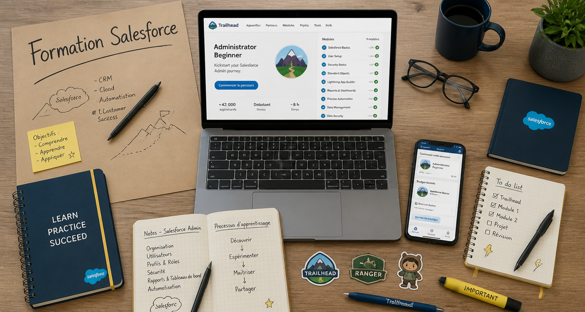 formations salesforce ordinateur parcours Trailhead