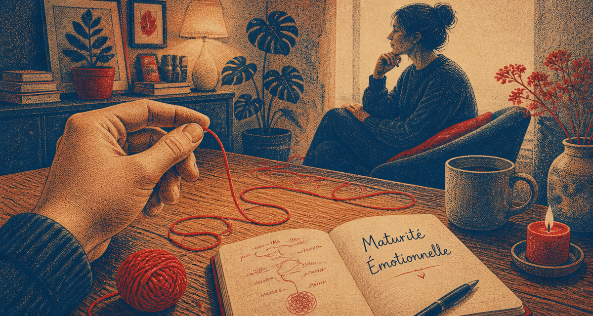 Maturité émotionnelle fil rouge salon risographie
