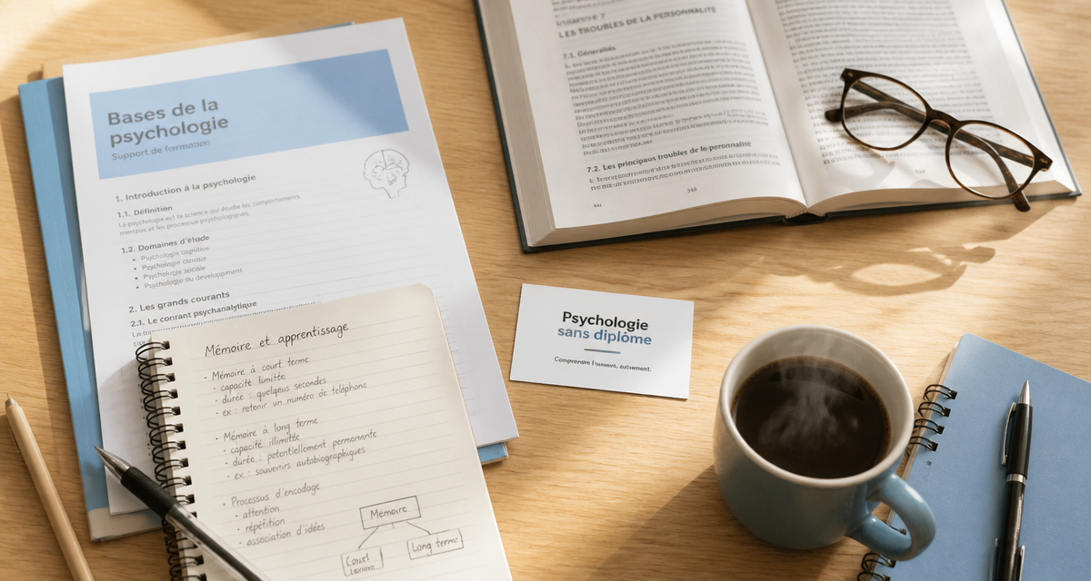 bureau psychologie sans diplome documents carnet café