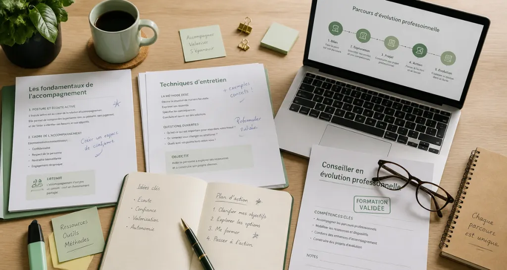 formation conseiller en évolution professionnelle bureau