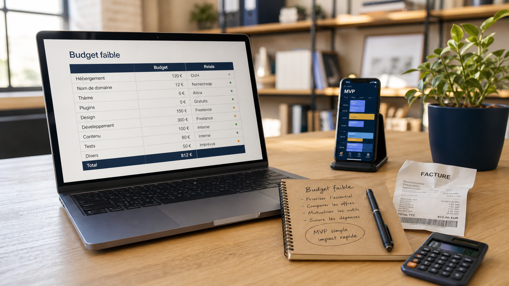 Idée de petit projet rentable : budget faible, plan MVP et chiffres