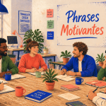open space collègues phrases motivantes travail