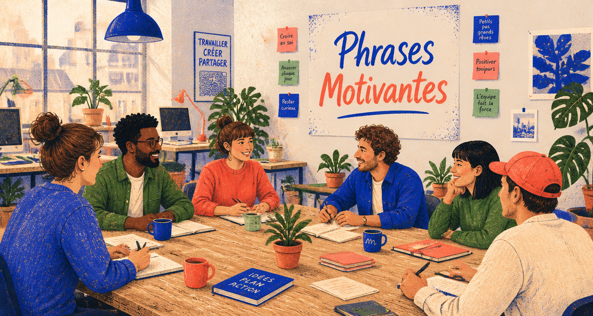 open space collègues phrases motivantes travail