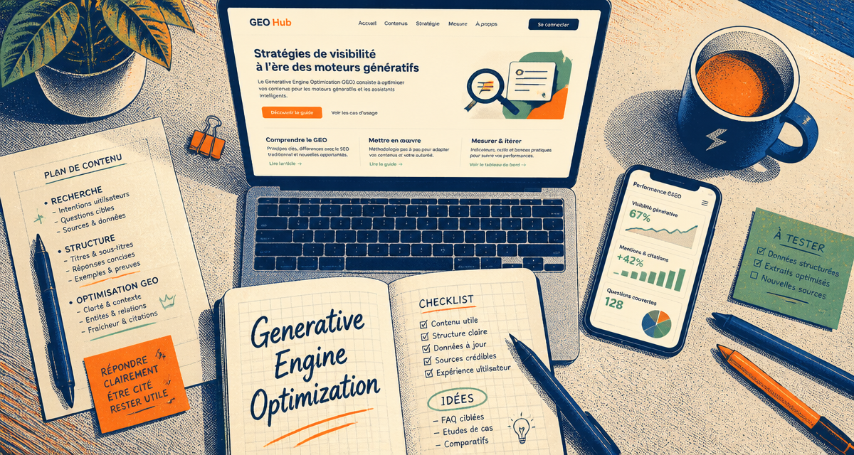 Référencement ChatGPT bureau moderne SEO