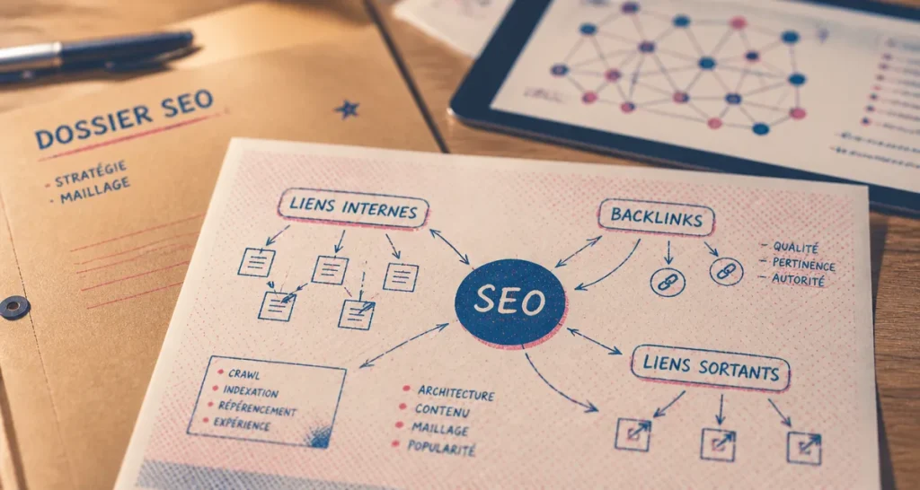 SEO and links : schéma maillage, backlinks et autorité