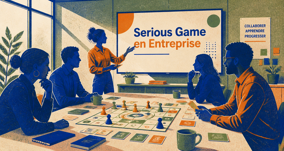 serious game entreprise collaborateurs autour jeu