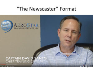 Marketing for Brokers and aviation consultants - the newscaster format