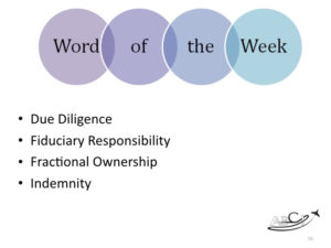 Marketing for Brokers and aviation consultants - word of the week