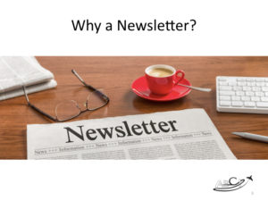 Why publish a printed newsletter? 