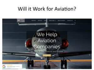 Will a printed newsletter work for an aviation company? 