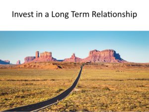 Sending a printed newsletter signals that you're interested in a long-term relationship. 