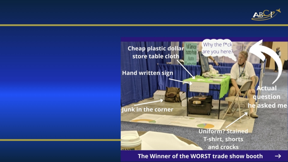 The world's most awful trade show booth