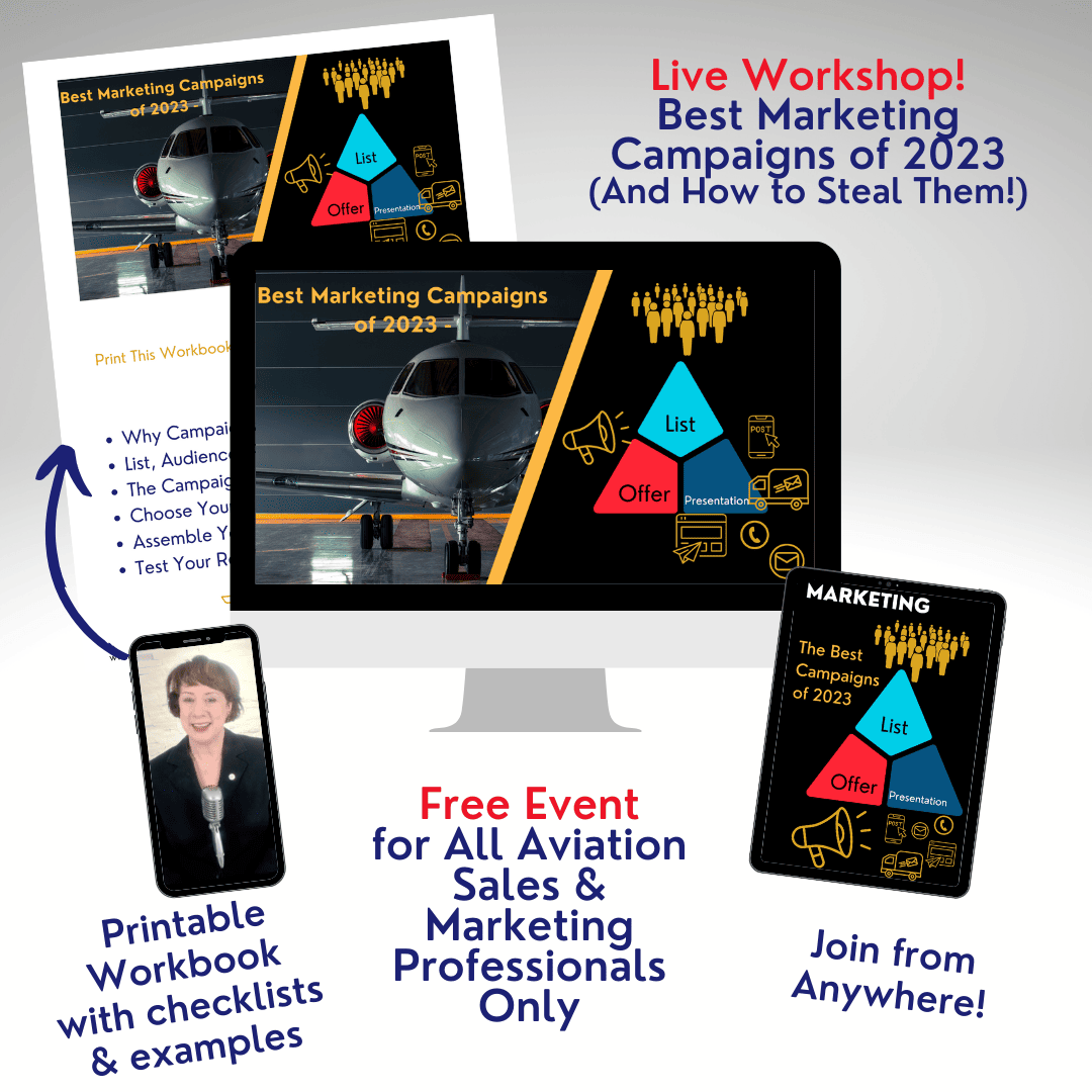 Top three aviation marketing campaigns of 2023