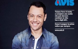 Campagna di Tiziano Ferro per l'AVIS