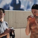 Immagine del Backstage del video di Fabio Scozzoli
