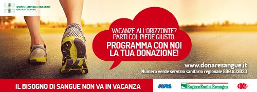 Manifesto della campagna "Prenota e poi parti!"