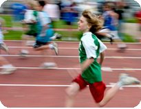 Immagine di una gara sportiva, per parlare dell'anemia da sport