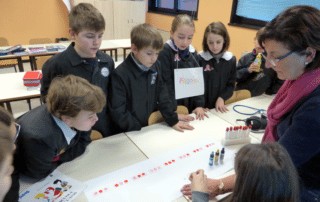 progetti scuola - scuola primaria di primo grado - il gioco dei gruppi sanguigni - lezione di scienze con avis - avis provinciale re