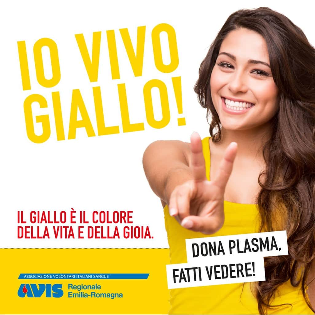 Plasm-On: Io vivo giallo forum giovani avis per conoscere e comunicare la donazione di plasma, piacenza 20 e 12 ottobre 2018