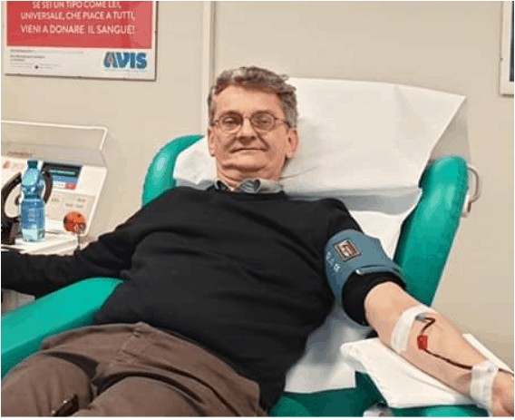 donazione sangue maurizio pirazzoli