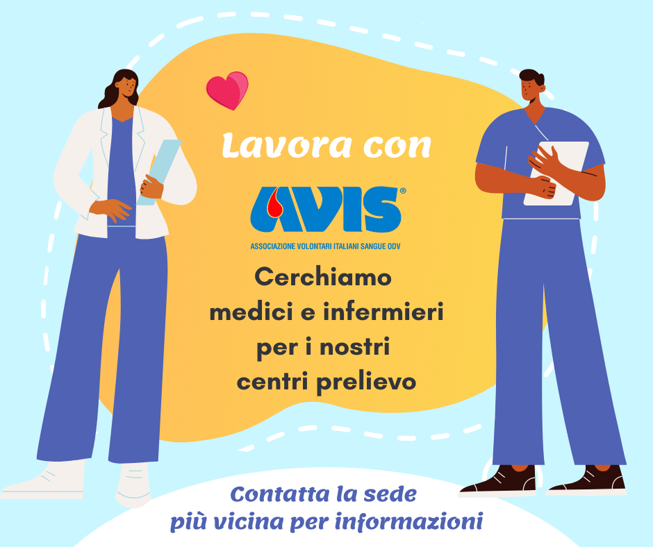 Lavora con avis cerchiamo medici e infermieri