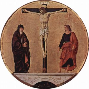 Polittico Griffoni, 1472-1473 circa, Francesco del Cossa, Crocifissione, Tempera su tavola, Washington, National Gallery of Art