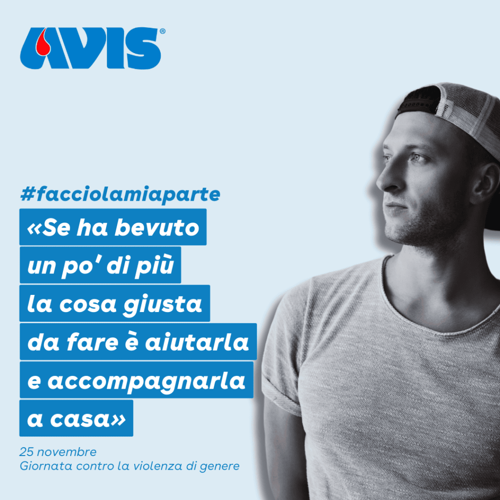 campagna avis violenza genere rispettare chi ha bevuto