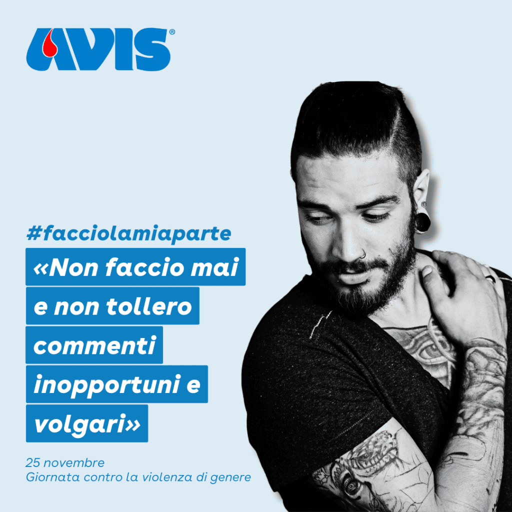 violenza di genere campagna avis non faccio commenti sessisti