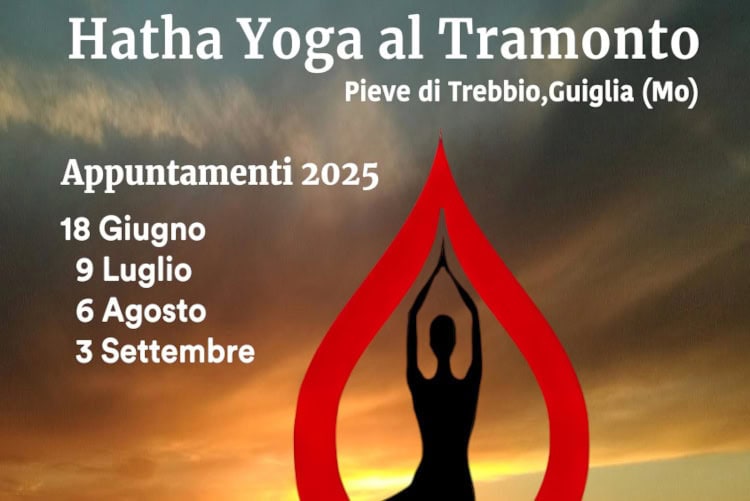 Guiglia, Yoga al tramonto