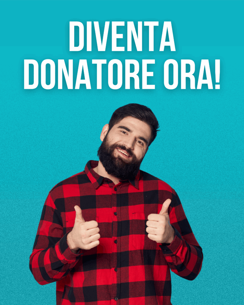 Diventa donatore ora!