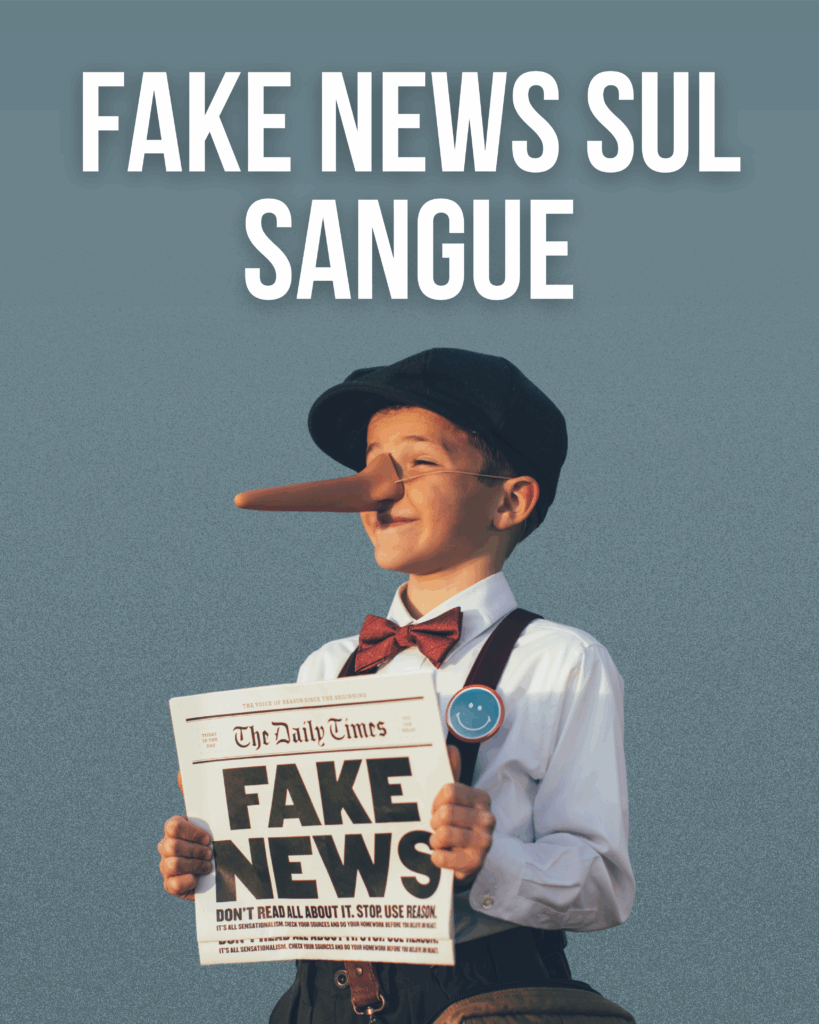 Fake news sul sangue