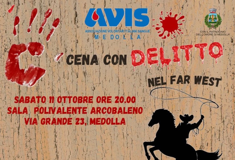 Medolla, cena con delitto