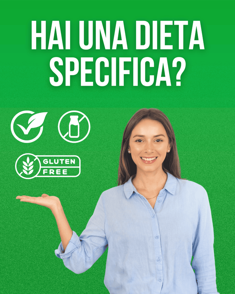 Hai una dieta specifica?