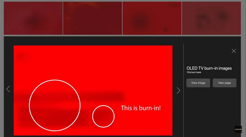 Samsung แนะนำวิธีตรวจสอบอาการ burn-in บนหน้าจอ OLED TV