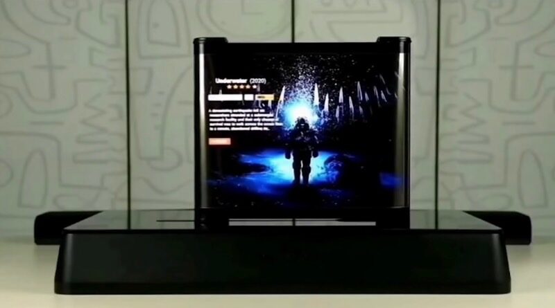 TCL unveil horizontal rollable OLED TV