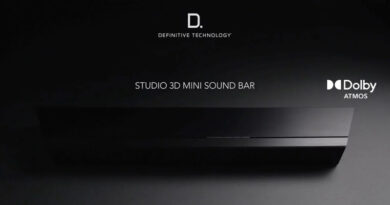 Definitive Technology launch Studio 3D Mini new compact Dolby Atmos soundbar