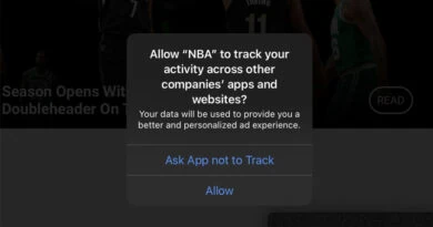 iOS 14 new user privacy focused tracking prompt appearing