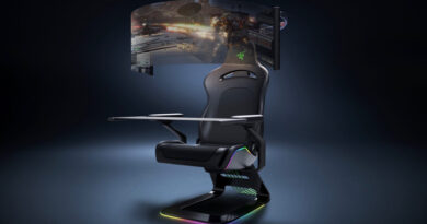 Razer unveil Project Brooklyn concept gaming chair with 60 inches retractable OLED Display