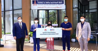 HUAWEI donates CLOUD for Thammasart field hospital
