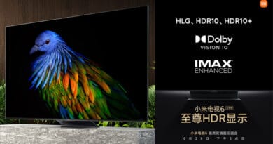 Xiaomi Mi TV 6 Extreme Edition teased 100 backlight partitions and Dolby Vision IQ IMAX Enhanced