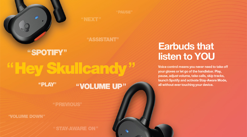 Mentagram introduce new Skullcandy Push Active and Grind True Wireless feature Skull IQ