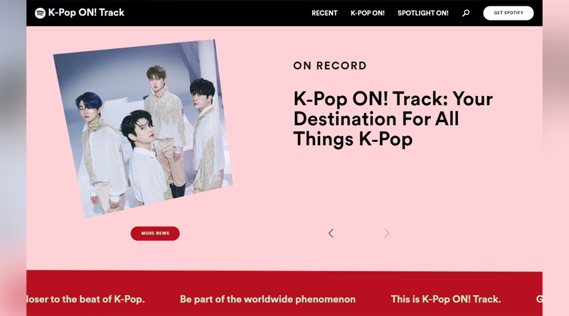 Spotify launches K-Pop on track