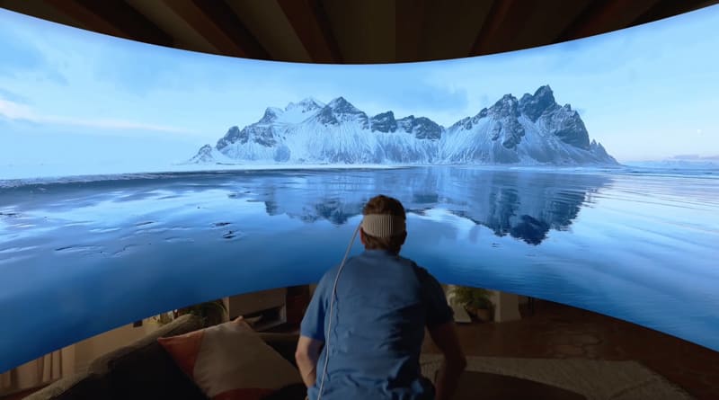 Apple introduce Vision Pro micro-OLED headset can put a 100ft cinema screen anywhere