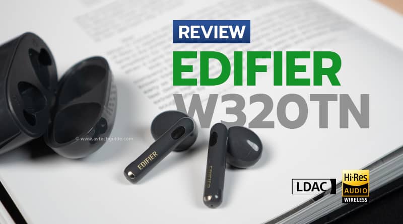 Review Edifier W320TN Hi-Res ANC TWS Earbuds
