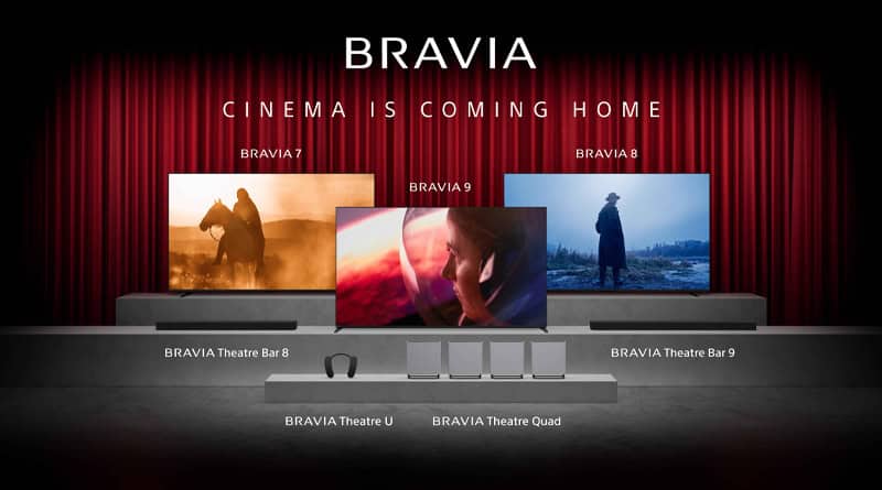 Sony launch new BRAVIA 9&8 + BRAVIA Theatre Bar 9&8