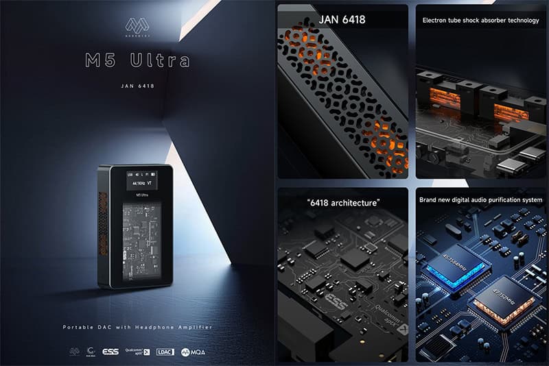 Muse HiFi Launches M5 Ultra Tube Transistor Portable DAC AMP