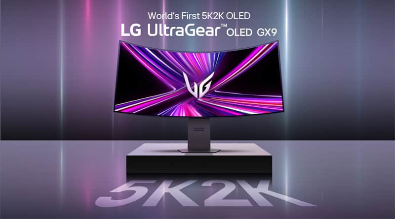 LG Unveils World's First 45-inch Curved OLED 5K2K Gaming Monitor